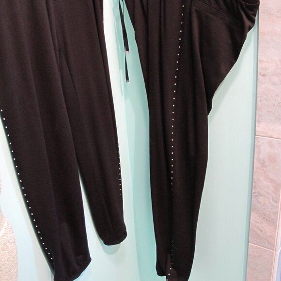 FREE - ANY $8 Top w juicy couture Black pants w beading down leg, sizes M and L - Picture 6 of 10